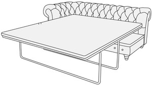 Модуль 3-х местный с левым подлокотником с механизмом Альфа Честер