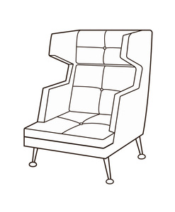 Кресло Высокое Диктатор Хром