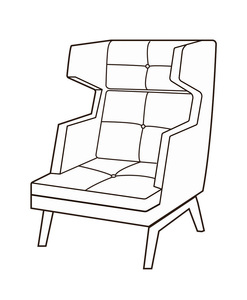 Кресло высокое Диктатор