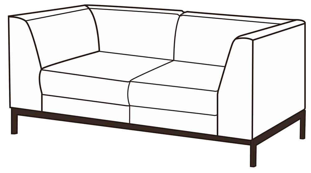 Диван 2-х местный Омега Стил