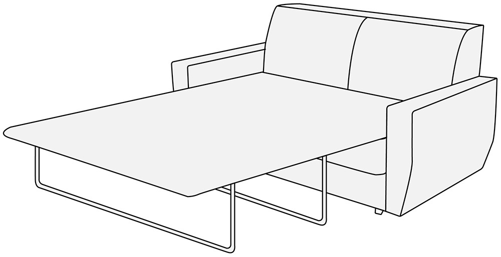 Диван 2-х местный с механизмом Омега