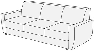 Диван 3-х местный Омега