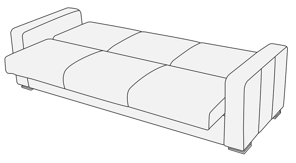 Диван 3-х местный Палермо 2