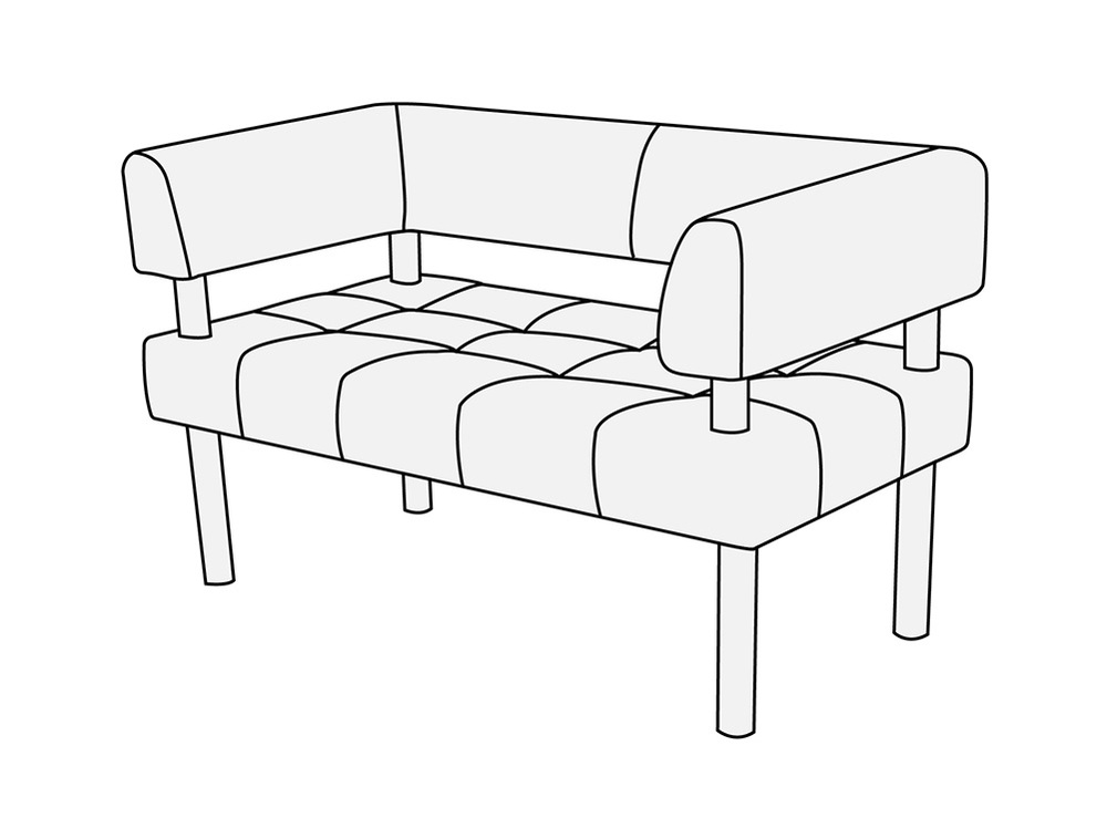Диван 2-х местный Спринт