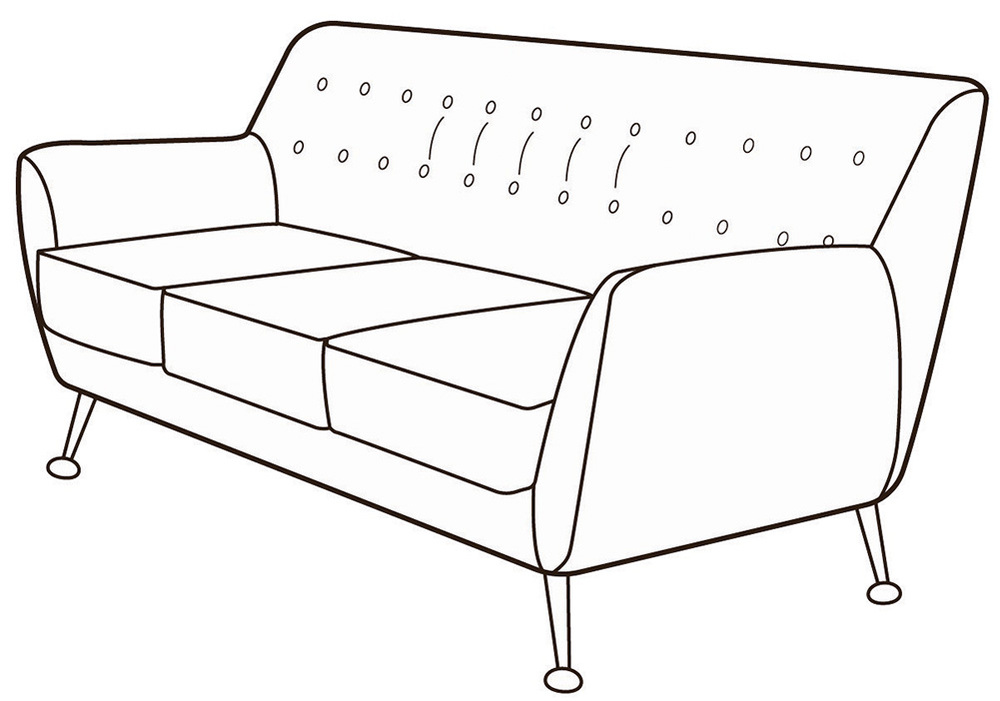 Диван 3-х местный Троя