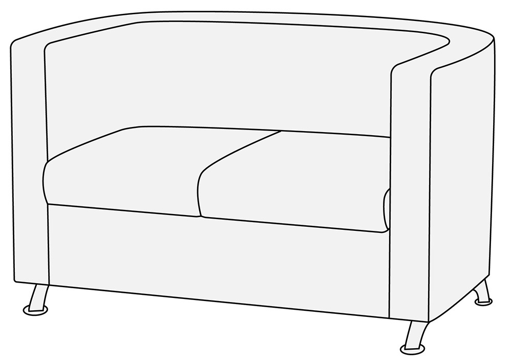 Диван 2-х местный