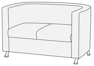 Диван 2-х местный