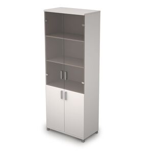 Шкаф для документов высокий со стеклом