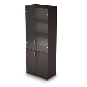 Шкаф для документов высокий со стеклом