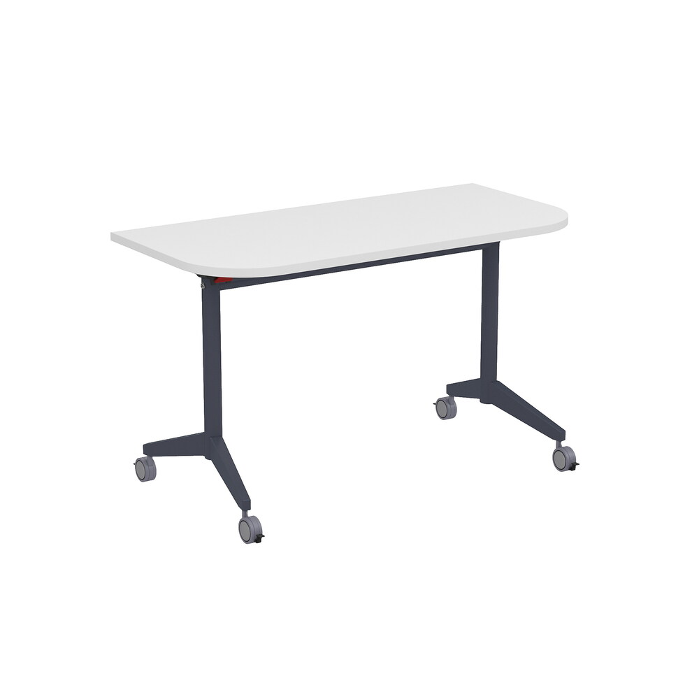 Складной радиусный стол-трансформер с фиксаторами