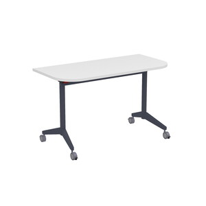 Складной радиусный стол-трансформер с фиксаторами