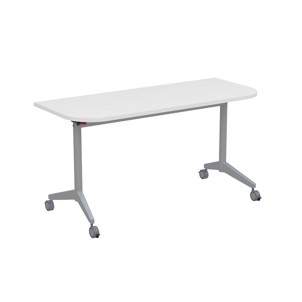 Складной радиусный стол-трансформер с фиксаторами