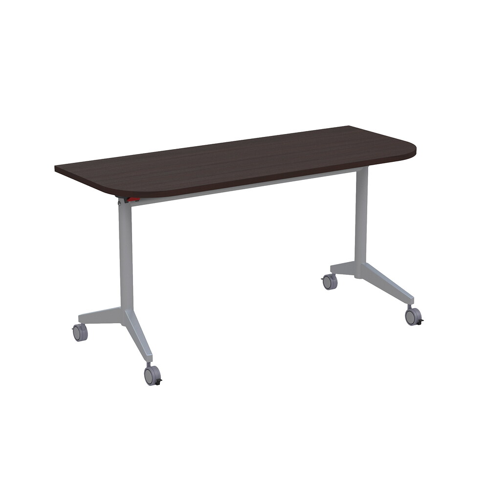 Складной радиусный стол-трансформер с фиксаторами