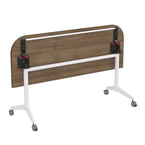 Складной радиусный стол-трансформер с фиксаторами