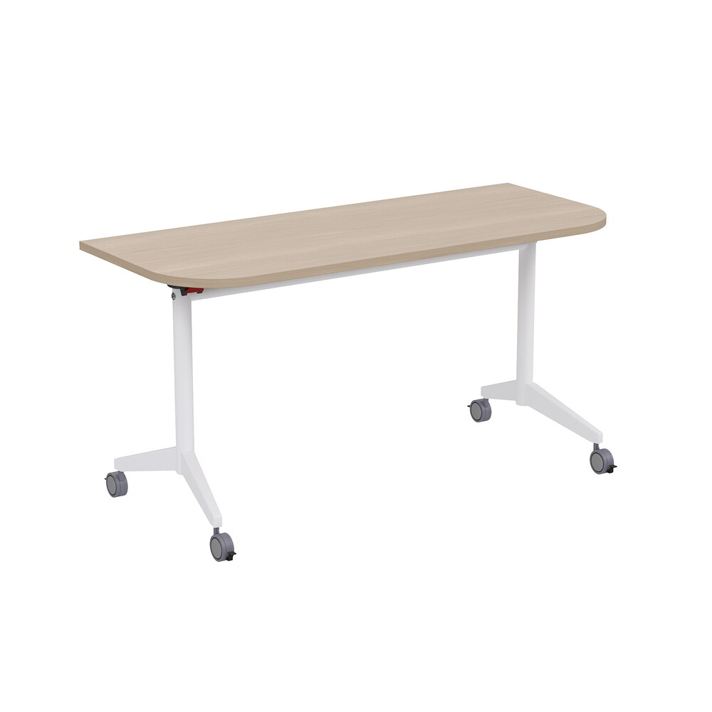 Складной радиусный стол-трансформер Simple с фиксаторами