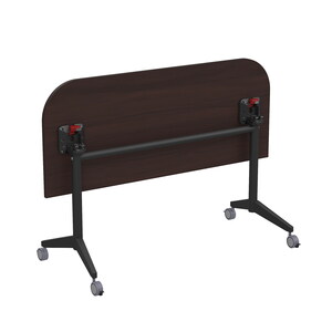 Складной радиусный стол-трансформер Simple с фиксаторами