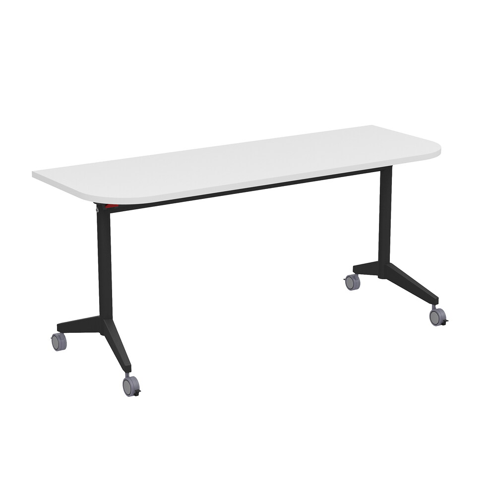 Складной радиусный стол-трансформер Simple с фиксаторами