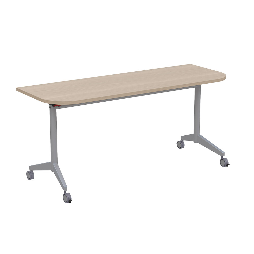 Складной радиусный стол-трансформер Simple с фиксаторами