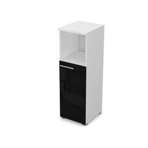 Пенал средний со стеклом и нишей (правый)