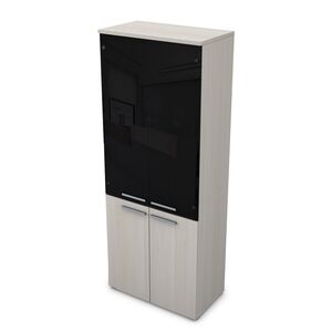 Шкаф высокий со стеклом