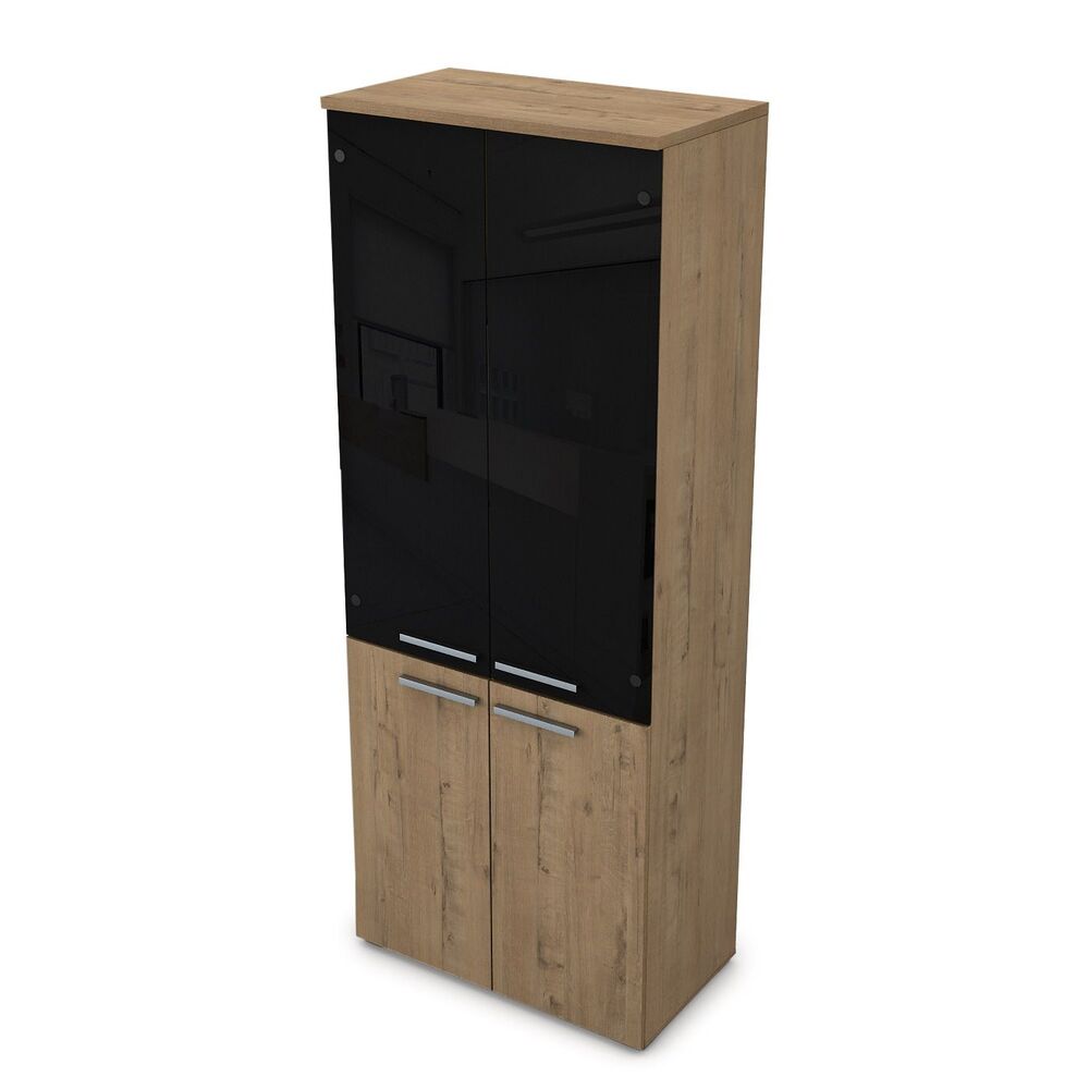 Шкаф высокий со стеклом