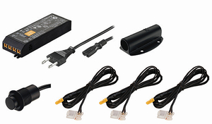 Блок управления для трех фартуков с подсветкой