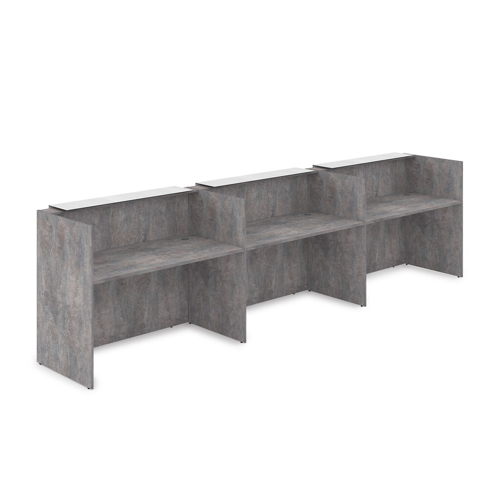 Комплект Ресепшн с фартуком HPL (без подсветки)