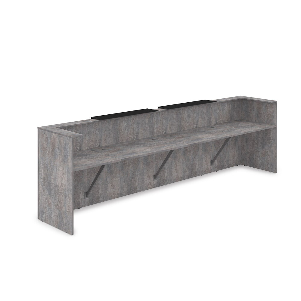 Комплект Ресепшн с фартуком HPL (без подсветки)