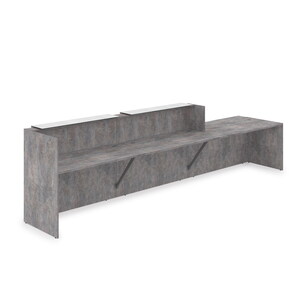 Комплект Ресепшн с фартуком HPL (без подсветки)