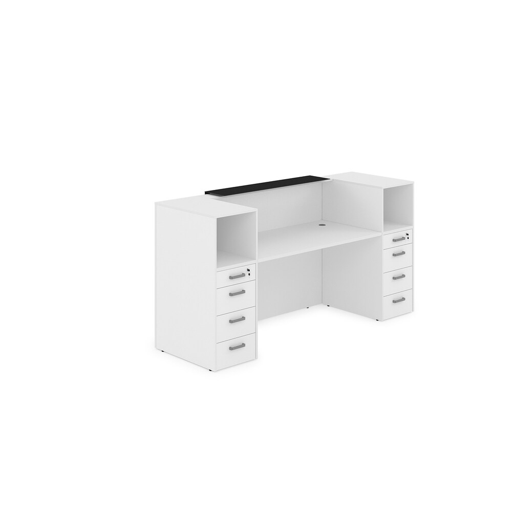 Комплект Ресепшн с фартуком HPL (без подсветки)