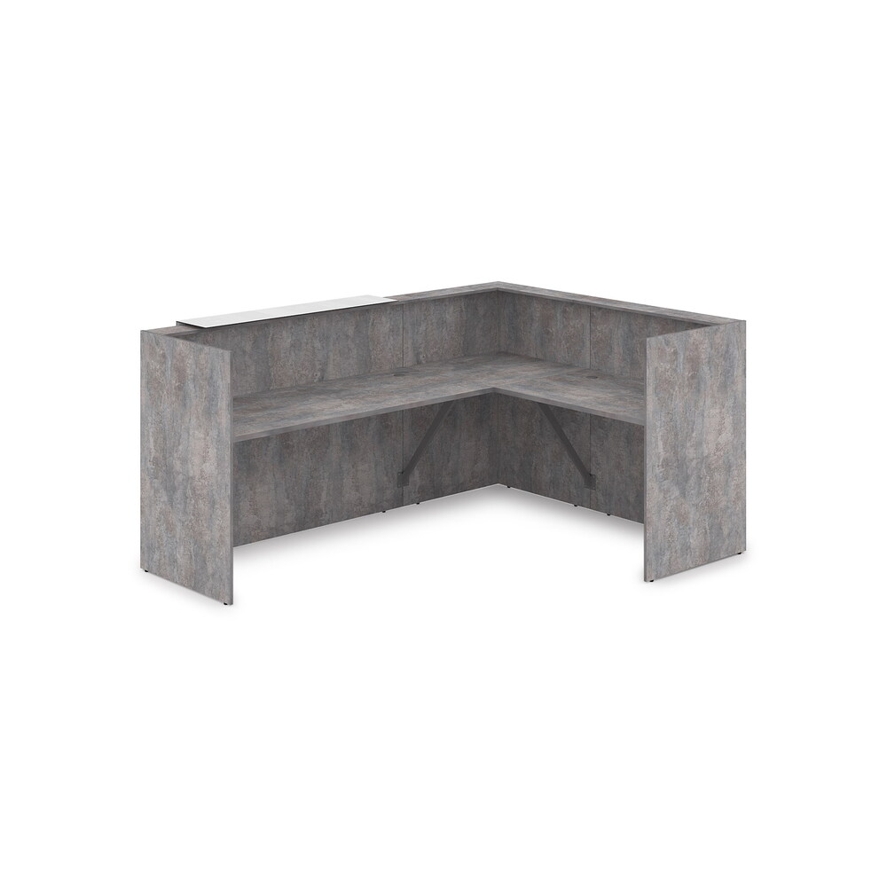 Комплект Ресепшн с фартуком HPL (с подсветкой)