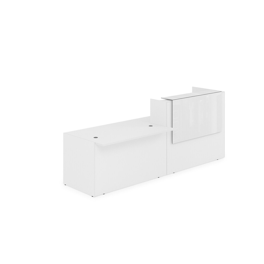 Комплект Ресепшн с фартуком HPL (с подсветкой)