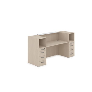 Комплект Ресепшн с фартуком HPL (с подсветкой)