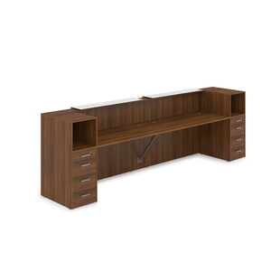 Комплект Ресепшн с фартуком HPL (с подсветкой)