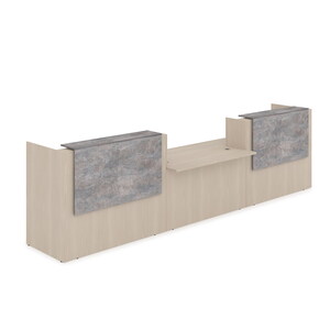 Комплект Ресепшн с фартуком ЛДСП (без подсветки)