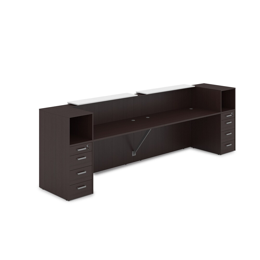 Комплект Ресепшн с фартуком ЛДСП (без подсветки)