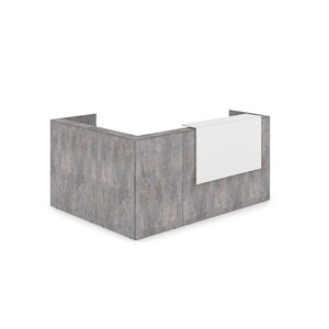 Комплект Ресепшн с фартуком ЛДСП (с подсветкой)