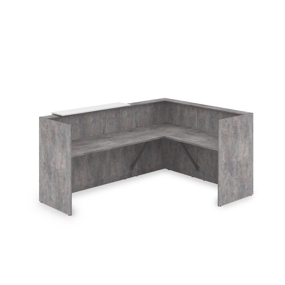 Комплект Ресепшн с фартуком ЛДСП (с подсветкой)