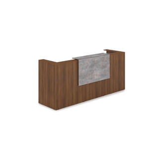 Комплект Ресепшн с фартуком ЛДСП (с подсветкой)