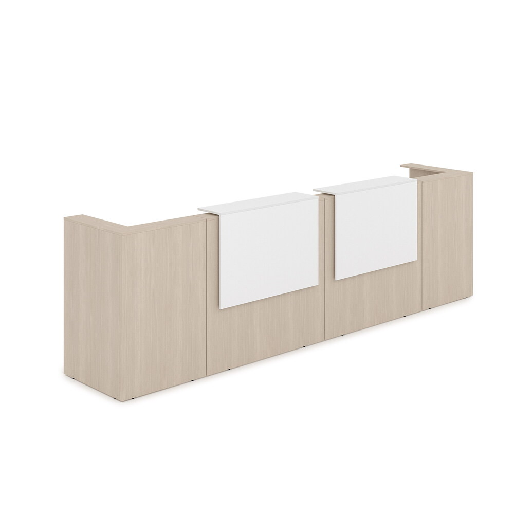 Комплект Ресепшн с фартуком ЛДСП (с подсветкой)