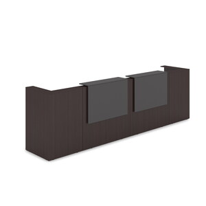 Комплект Ресепшн с фартуком ЛДСП (с подсветкой)