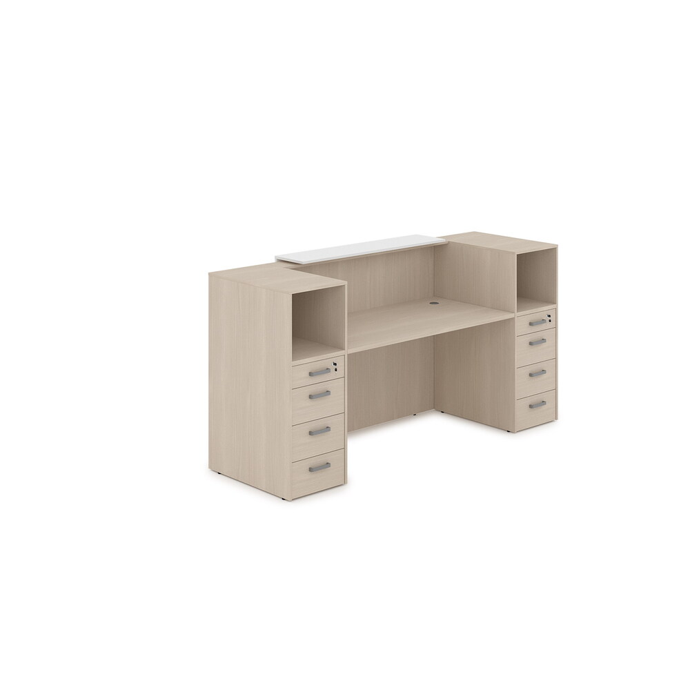 Комплект Ресепшн с фартуком ЛДСП (с подсветкой)