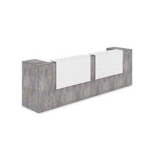 Комплект Ресепшн с фартуком ЛДСП (с подсветкой)