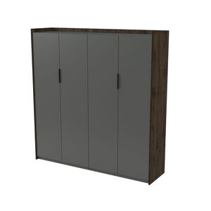 Шкаф высокий для одежды, двусоставный