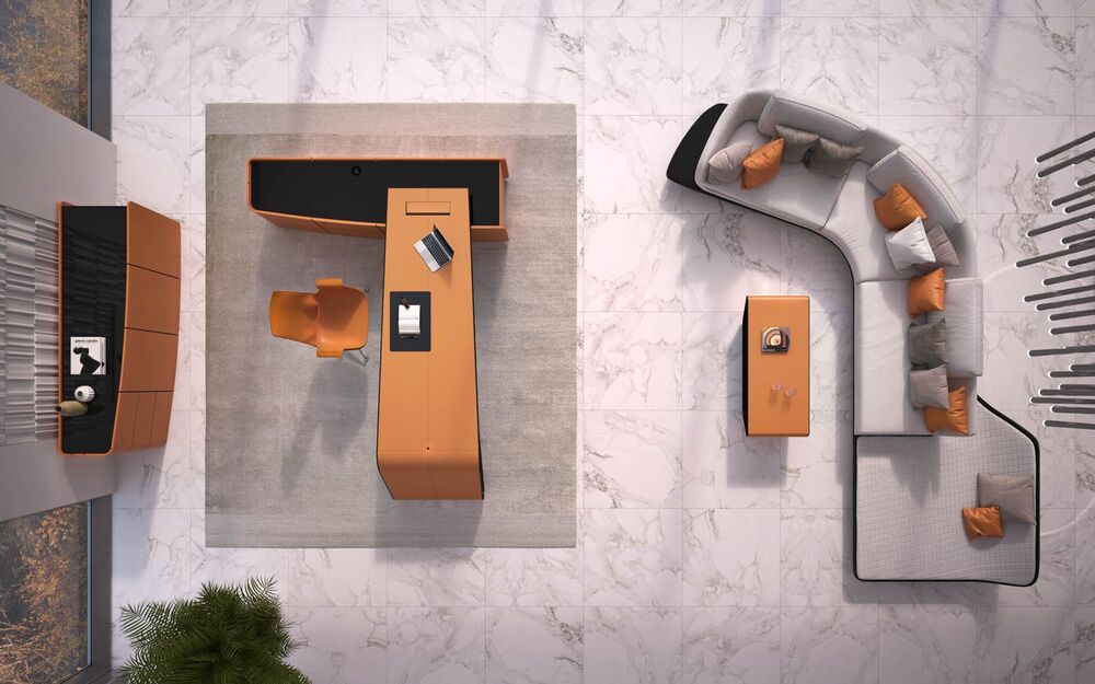 Кабинет руководителя BUGATTI (кожа)