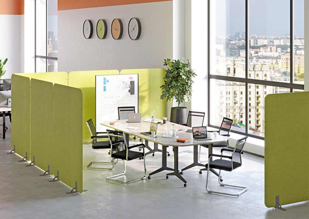 Офисные мобильные тканевые перегородки R-LINE soft