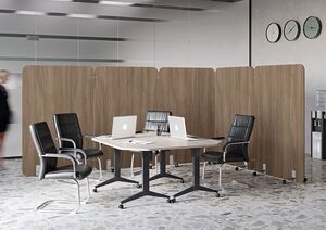 Офисные мобильные ЛДСП перегородки R-LINE