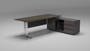 Письменный стол с правой тумбой (без функции подъема)