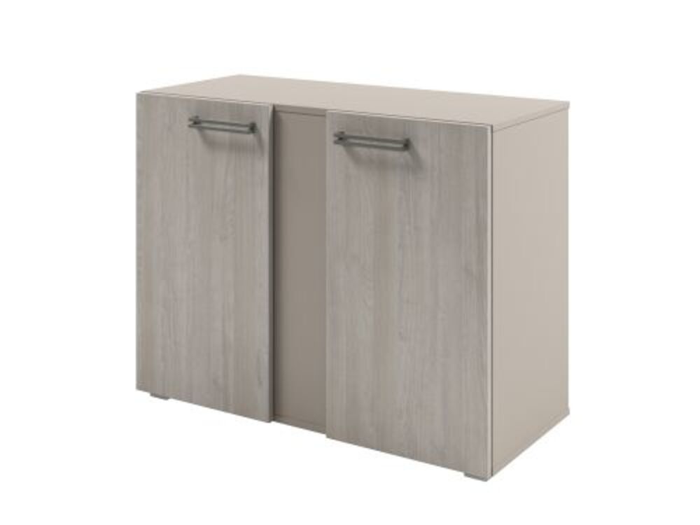 Шкаф с планкой низкий с дверьми