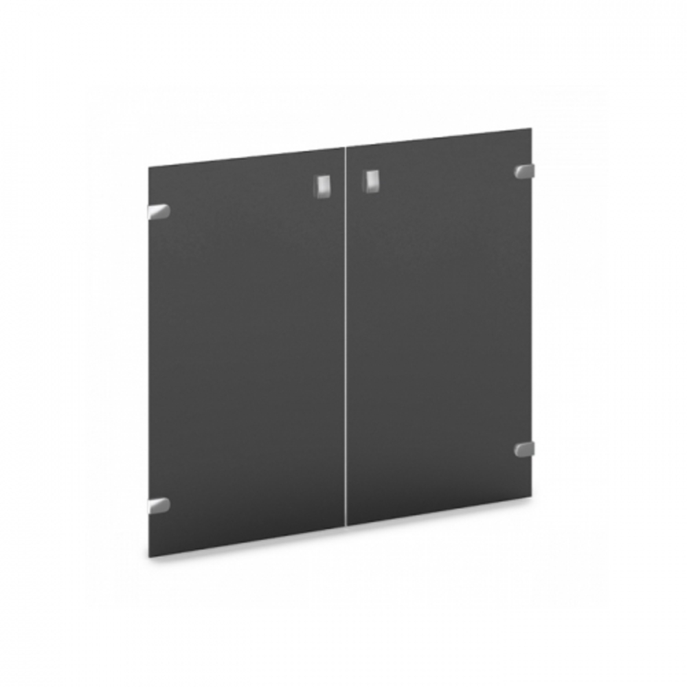 Двери низкие стеклянные